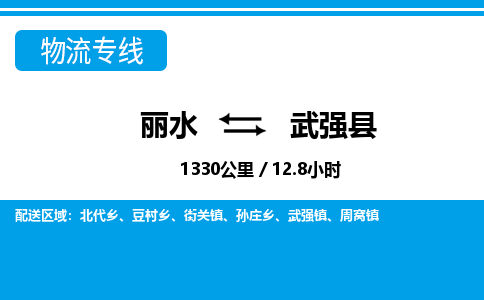 麗水到武強(qiáng)縣物流專(zhuān)線-麗水至武強(qiáng)縣貨運(yùn)公司